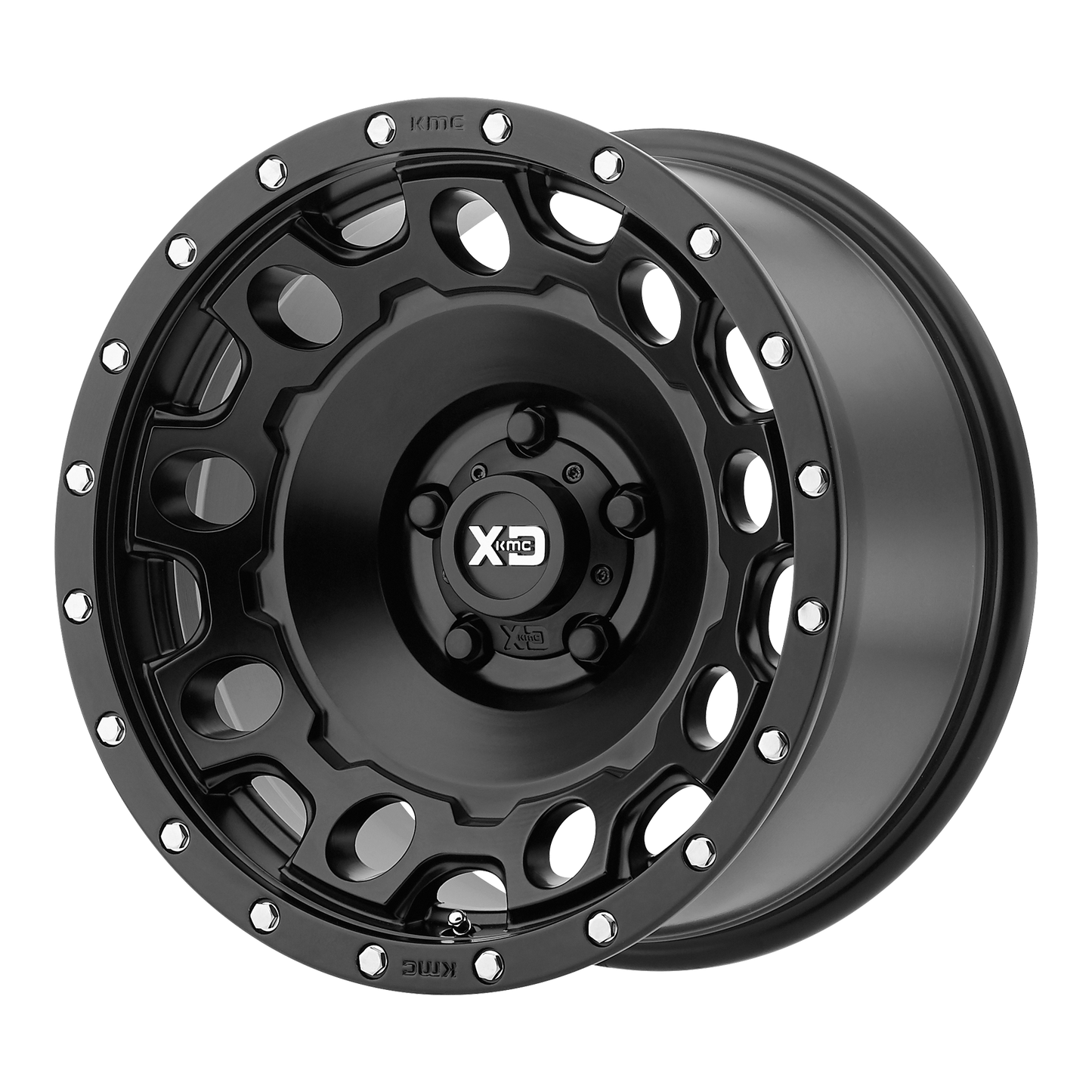 17x9 XD XD129 HOLESHOT Satin Black Wheel 5x5 (-12mm)