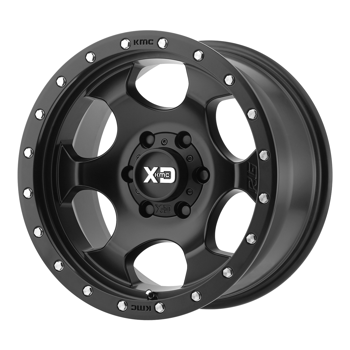 17x8.5 XD XD131 RG1 Satin Black With Reinforcing Ring Wheel 6x5.5 (25mm)