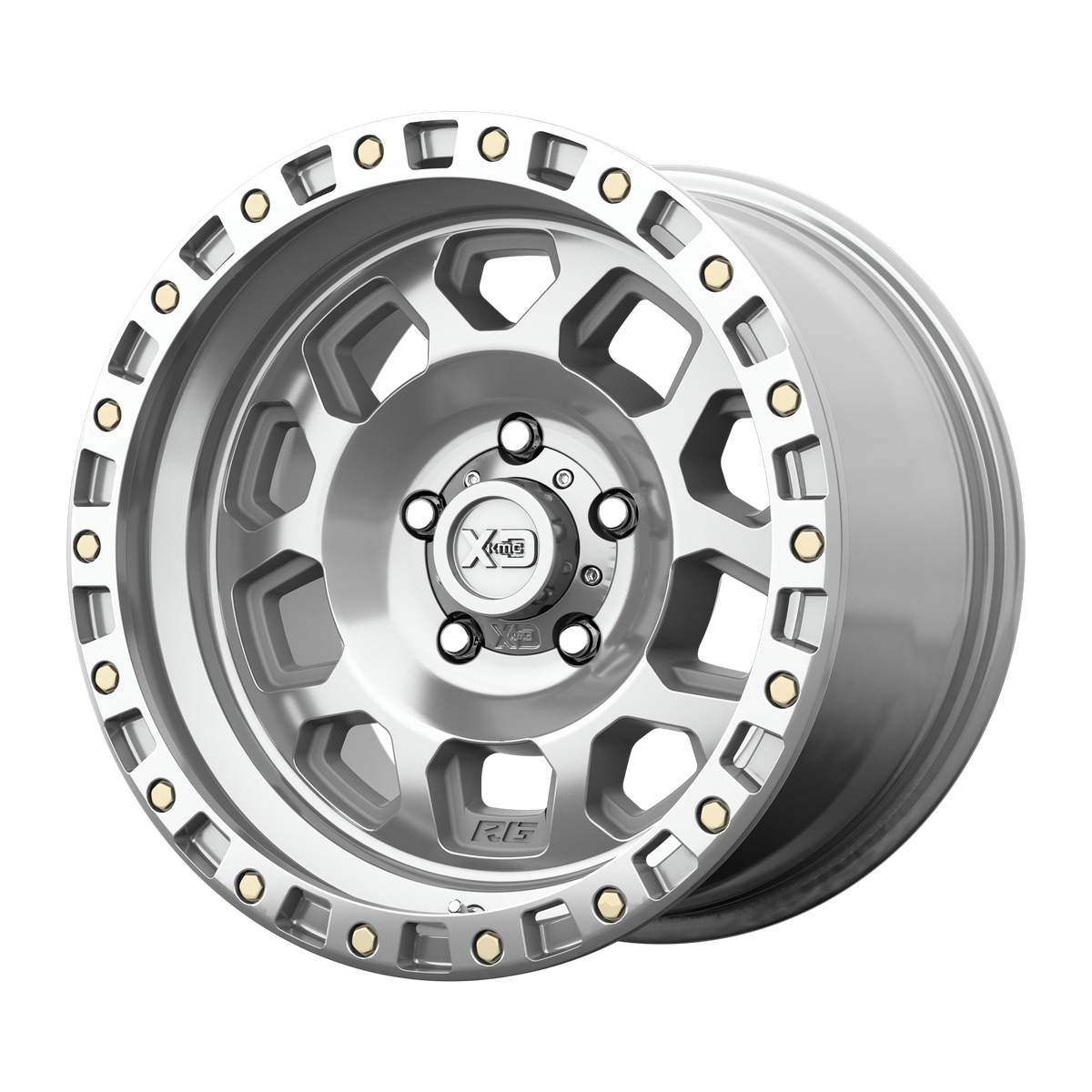 17x8 XD XD132 RG2 Machined Wheel 5x4.5 (25mm)