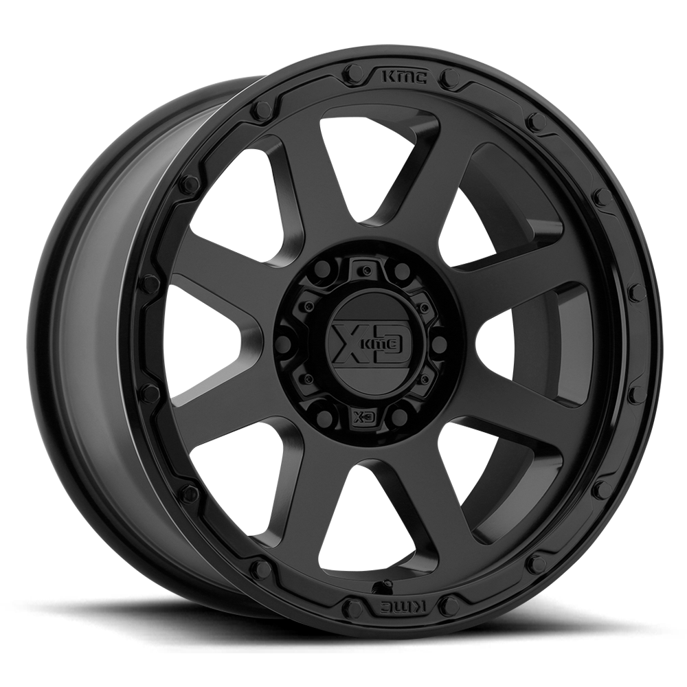 18x8.5 XD XD134 ADDICT 2 Matte Black Wheel 6x5.5 (0mm)