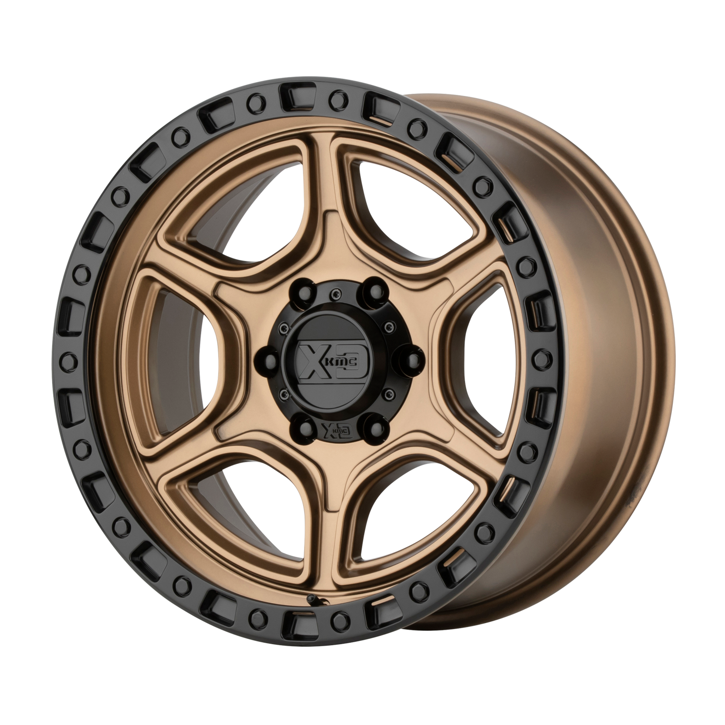 18x8.5 XD XD139 PORTAL Satin Bronze Satin Black Lip Wheel 5x150 (18mm)