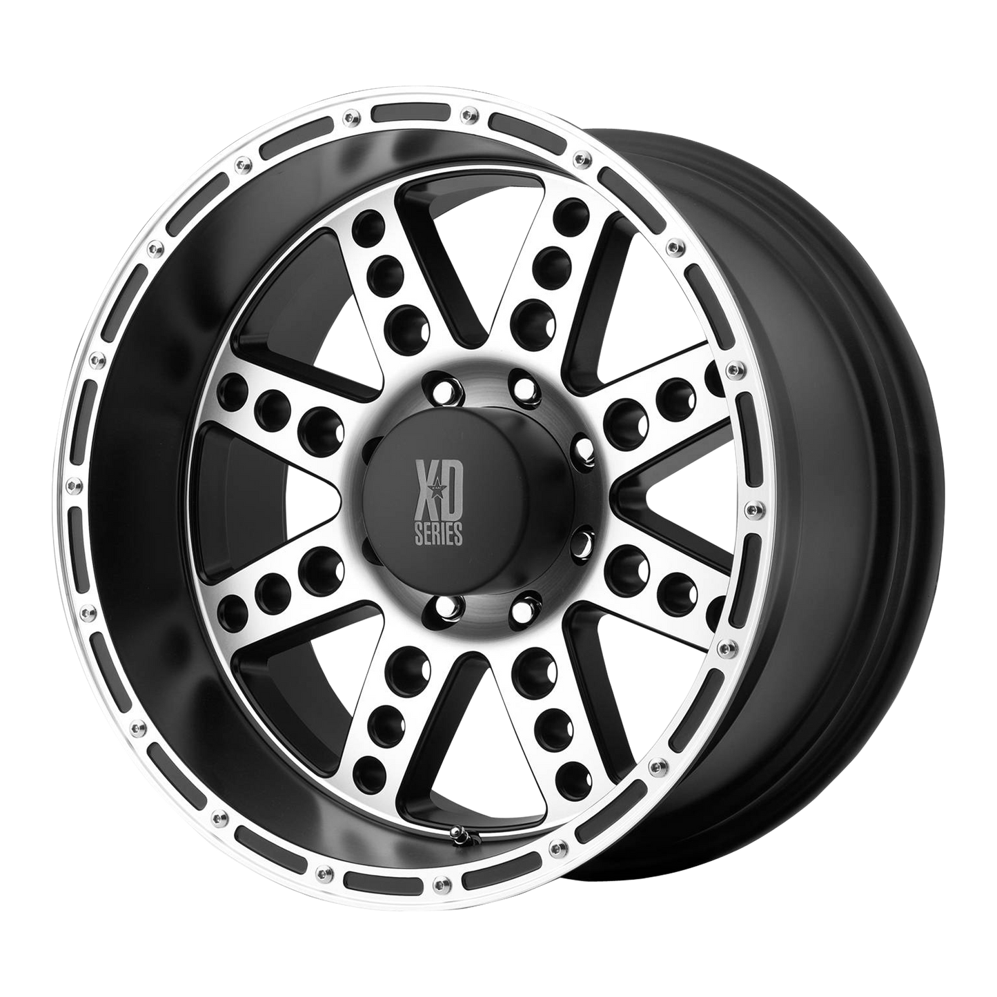 20x10 XD Series XD766 Matte Black Machined Wheel 5x135 (-24mm)