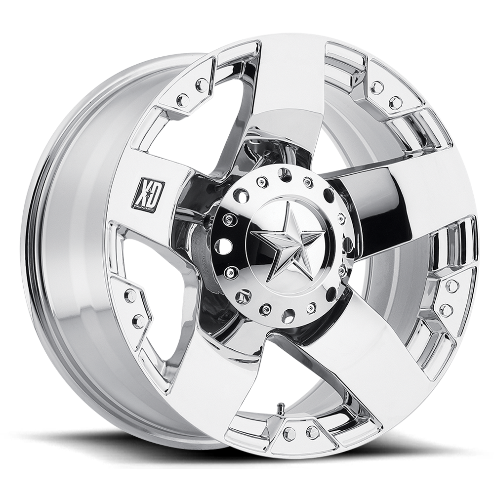20x8.5 XD XD775 ROCKSTAR Chrome Wheel 5x5/5x5.5 (10mm)