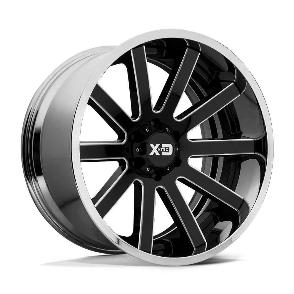 20x9 XD XD818 HEIST Gloss Black Milled Wheel 5x150 (30mm)