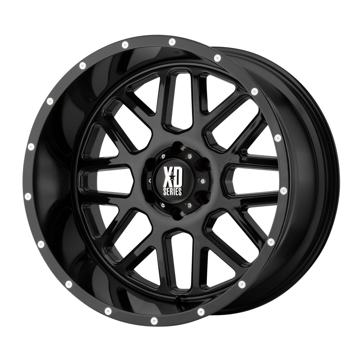 20x9 XD XD820 GRENADE Gloss Black Wheel 8x180 (0mm)