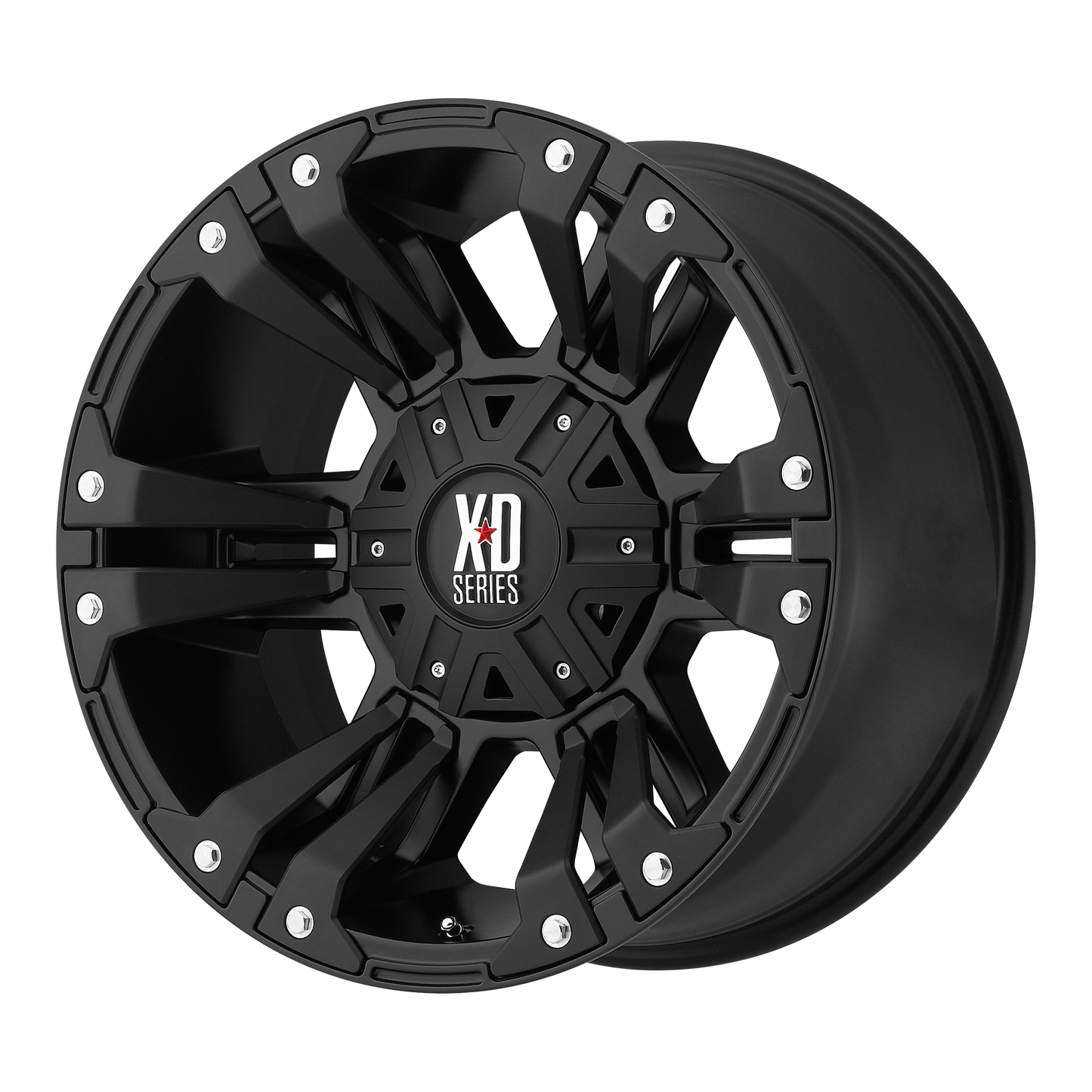 18x10 XD XD822 MONSTER II Matte Black Wheel 8x170 (-24mm)