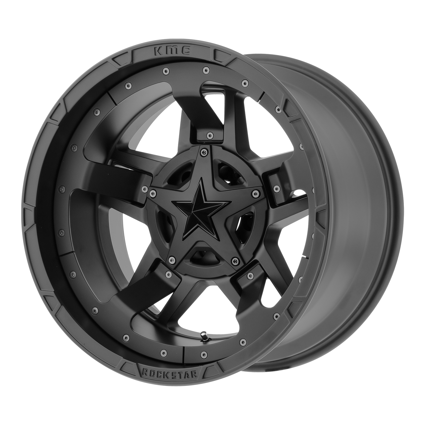 20x10 XD XD827 ROCKSTAR III Matte Black Wheel 8X6.5 (-24mm)