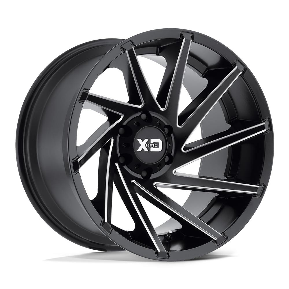 20x9 XD XD834 CYCLONE Satin Black Milled Wheel 6x5.5 (0mm)