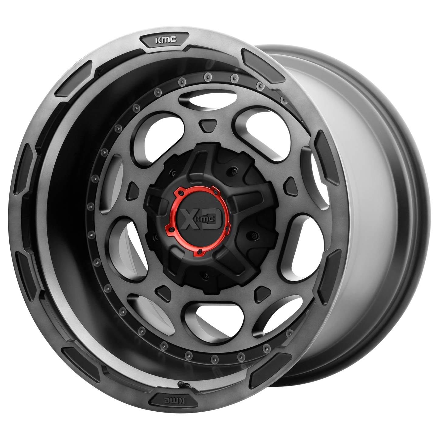 20x10 XD XD837 DEMODOG Satin Black Gray Tint Wheel 5x5/5x5.5 (-18mm)