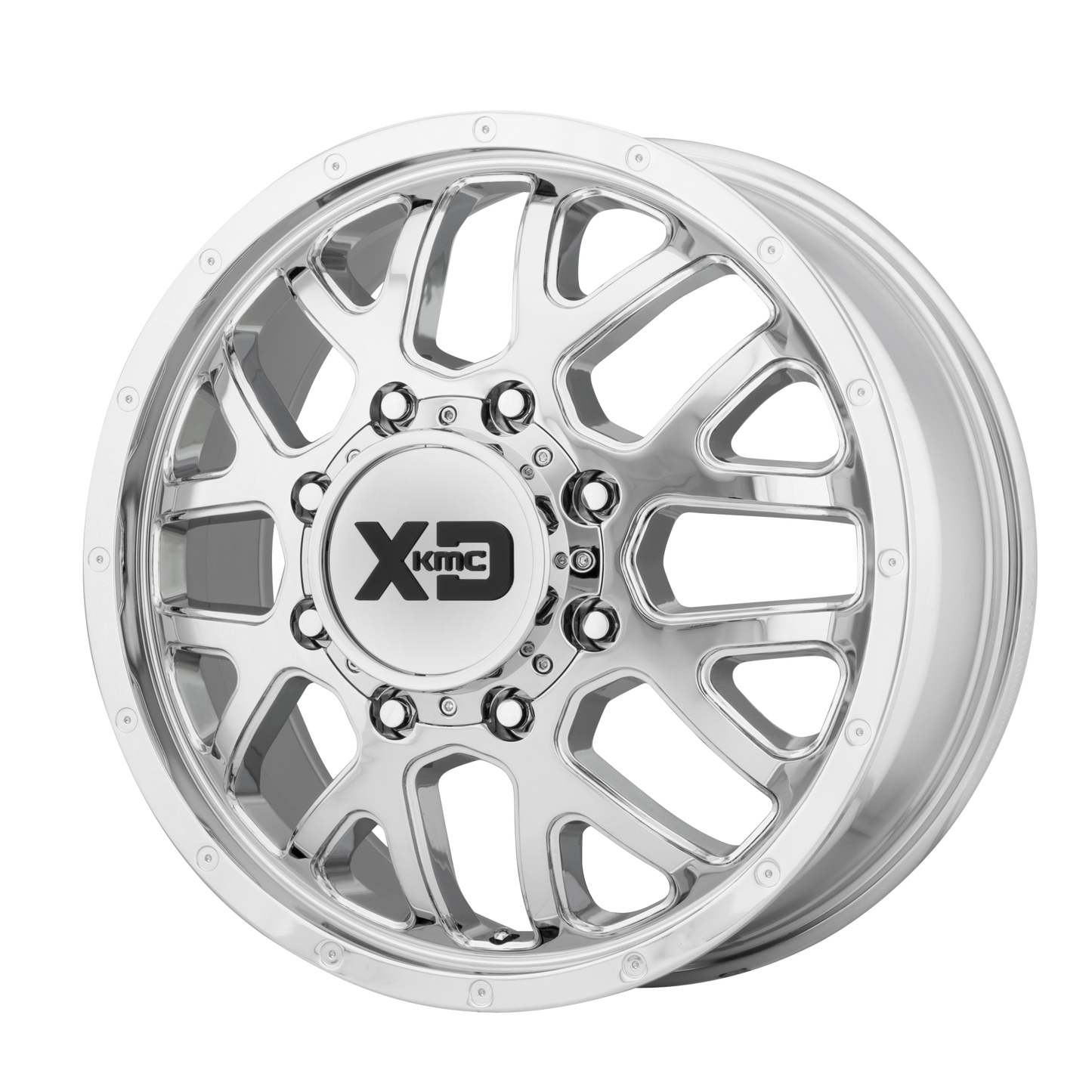 17x6.5 XD XD843 GRENADE DUALLY Chrome - Front Wheel 8X6.5 (111mm)