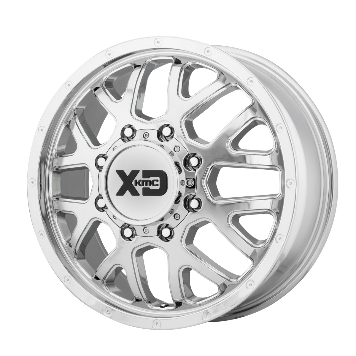 17x6.5 XD XD843 GRENADE DUALLY Chrome - Front Wheel 8X6.5 (111mm)