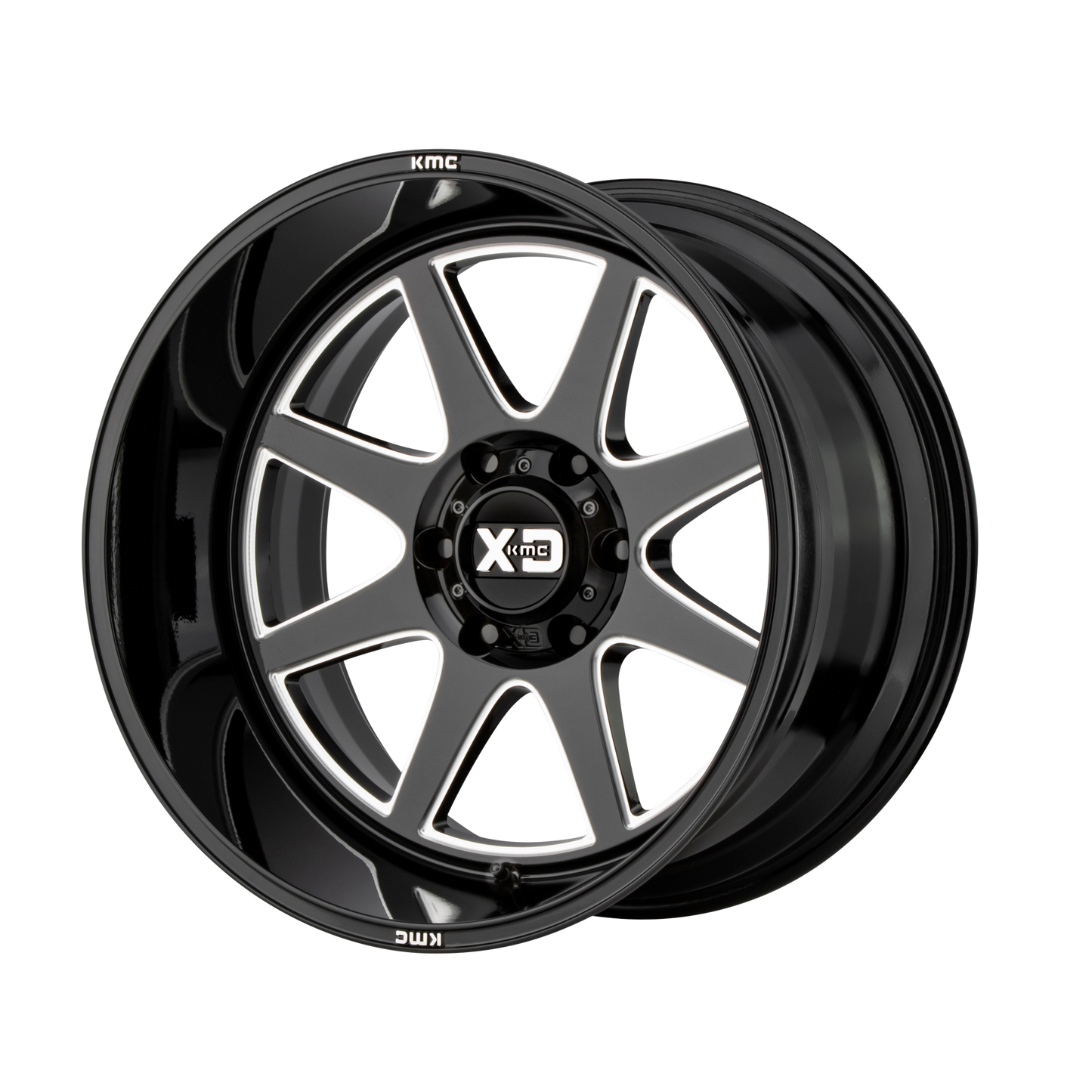 22x10 XD XD844 PIKE Gloss Black Milled Wheel 8X6.5 (-18mm)