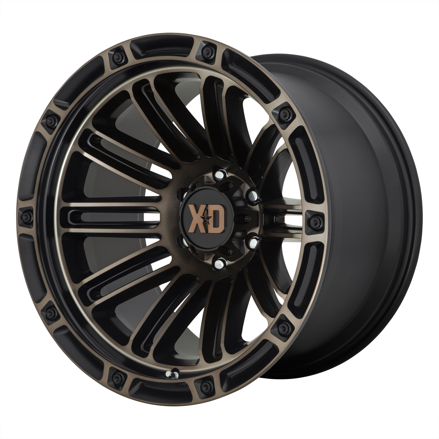 20x9 XD XD846 DOUBLE DEUCE Satin Black With Dark Tint Wheel 8x170 (0mm)