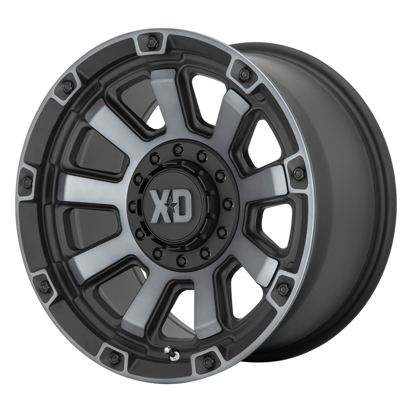 20x9 XD XD852 GAUNTLET Satin Black With Gray Tint Wheel 8x170 (0mm)