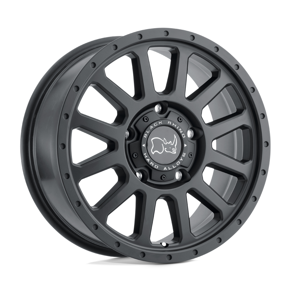 18x8 Black Rhino HAVASU MATTE BLACK Wheel 5x160 (48mm)