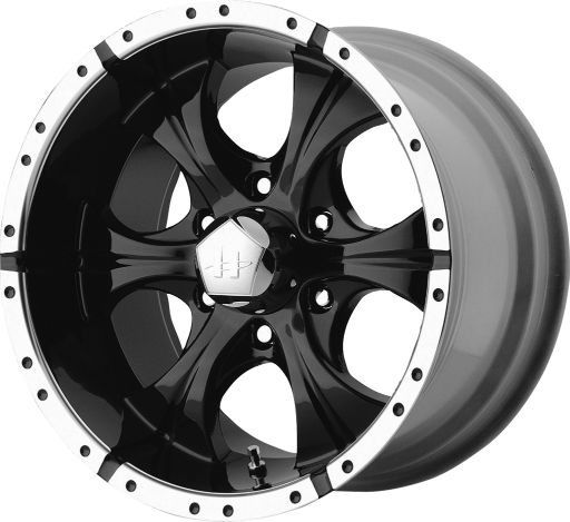 17x9 Helo HE791 Maxx Black Machined Wheel 5x5.5 (-12mm)