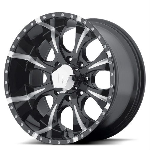 20x10 Helo HE791 Maxx Gloss Black Milled Wheel 8x6.5 (-12mm)