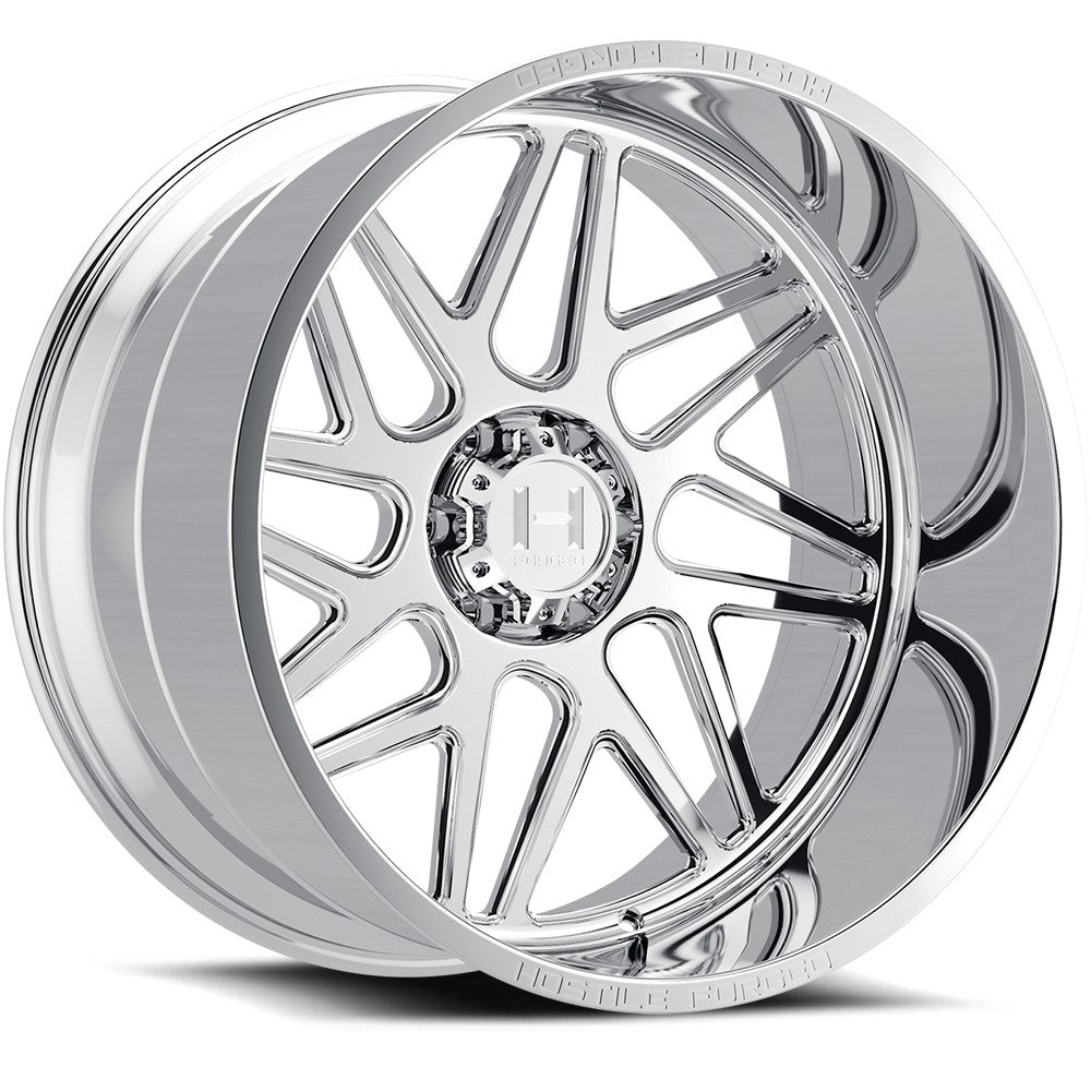 20x12 Hostile HF108 Sprocket Polish FORGED RIGHT DIRECTIONAL Wheel 6x139 (-44mm)