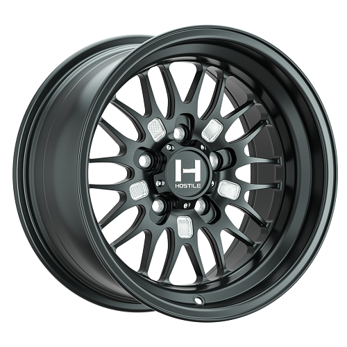 15x10 Hostile UTV HF13 Outlaw Blade Cut (Black Milled) FORGED Wheel 5x4.5 (0mm)