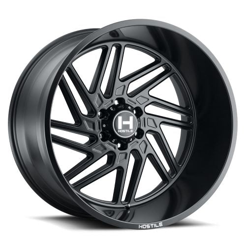 20x9 Hostile H116 Jigsaw Asphalt (Satin Black) Wheel 6x5.5 (12mm)