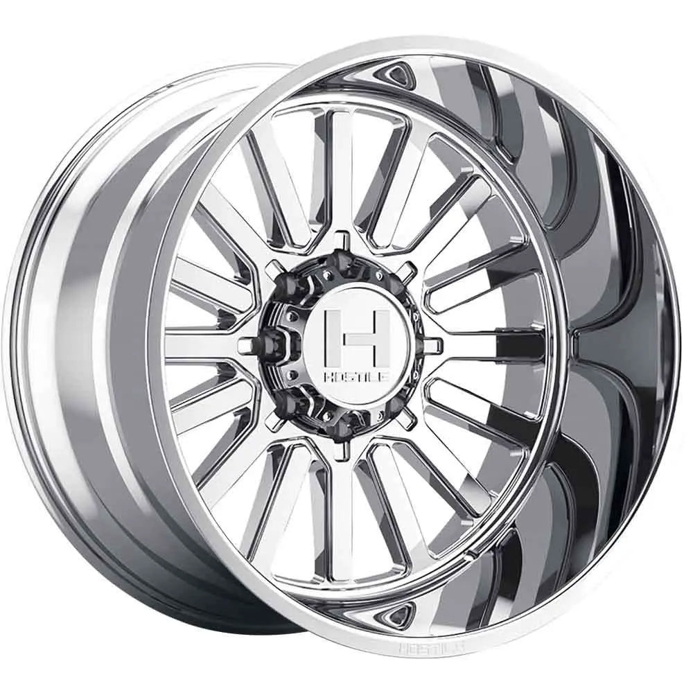 20x9 Hostile H127 Titan Armor Plated (Chrome) Wheel 8x180 (0mm)