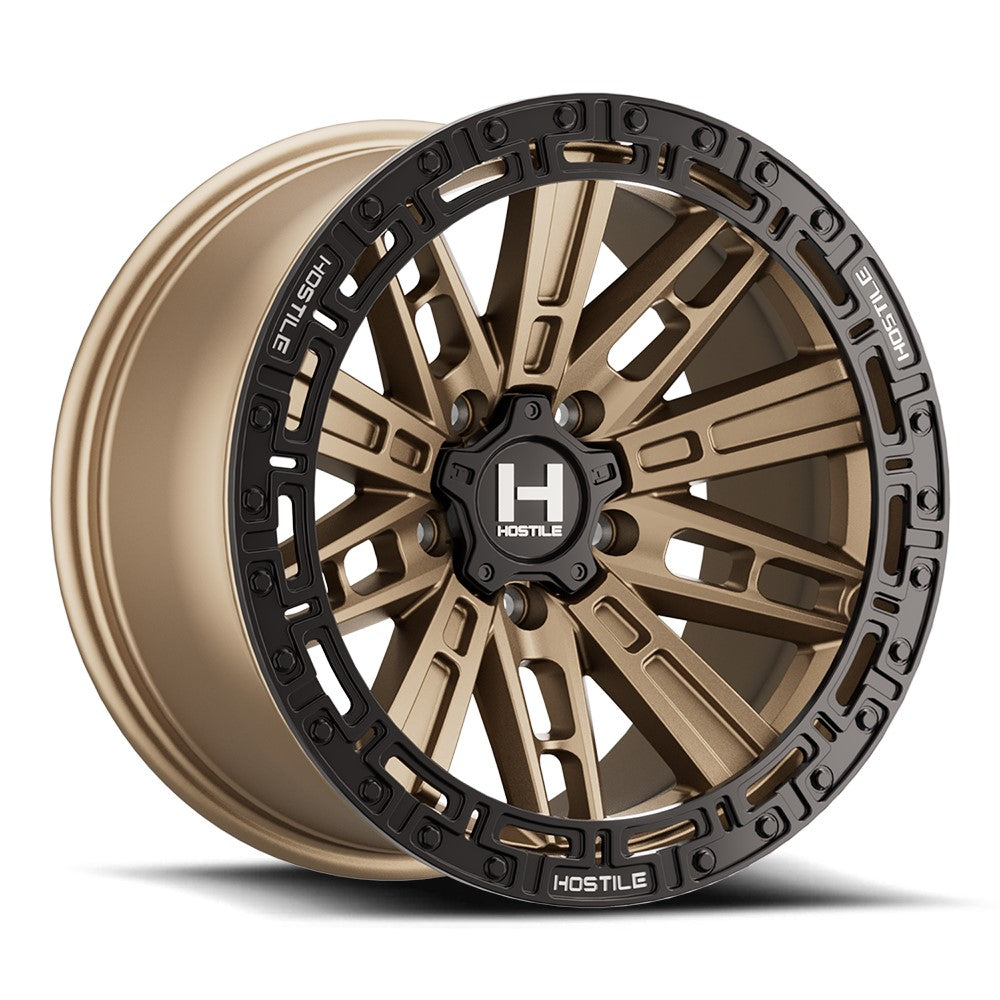 17x9 Hostile H129 Mojave Bronze Wheel 5x5 (0mm)