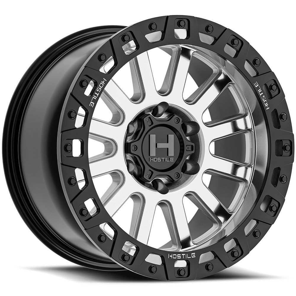 17x9 Hostile H139 Dominator Machined Wheel 6x5.5 (0mm)