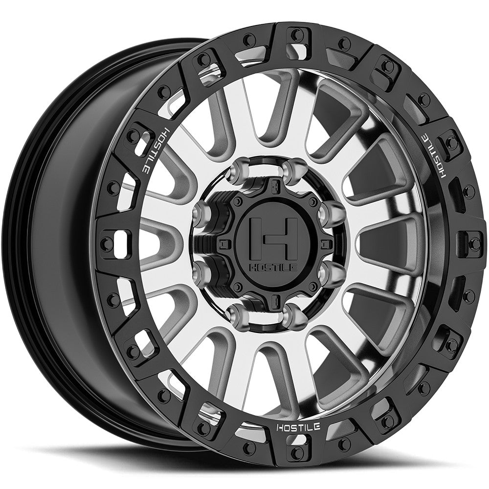 20x9 Hostile H139 Dominator Machined Wheel 8x170 (1mm)