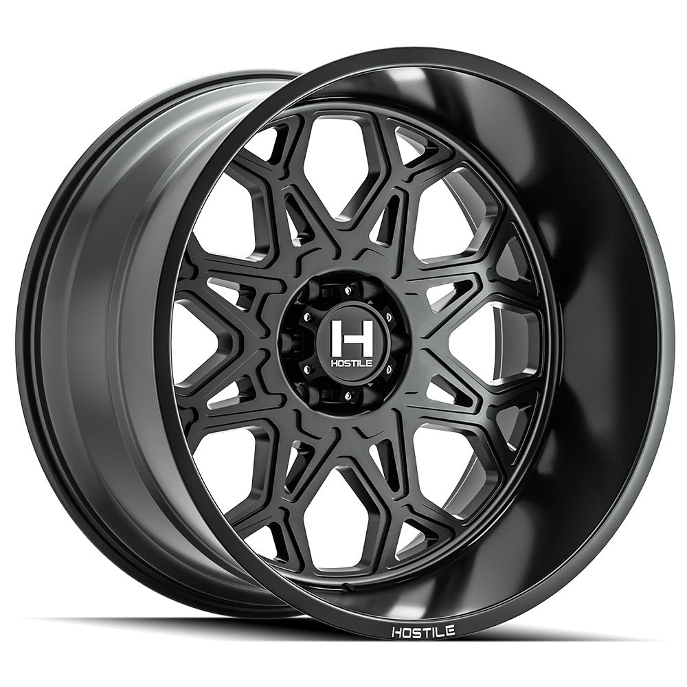 20x10 Hostile H132 Anvil Asphalt (Satin Black) Wheel 6x5.5 (-19mm)