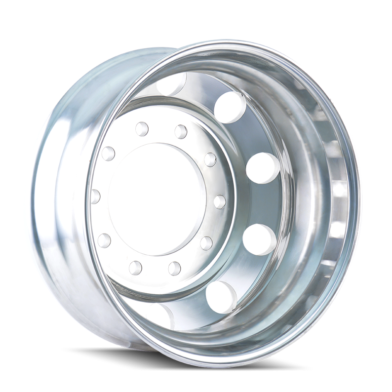 22.5x8.25 Ionbilt IB01P Polished Rear DUALLY Wheel 10x285 (169mm)