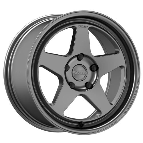 18x8.5 Kansei K12G KNP Gloss Gunmetal Wheel 5x120 (35mm)