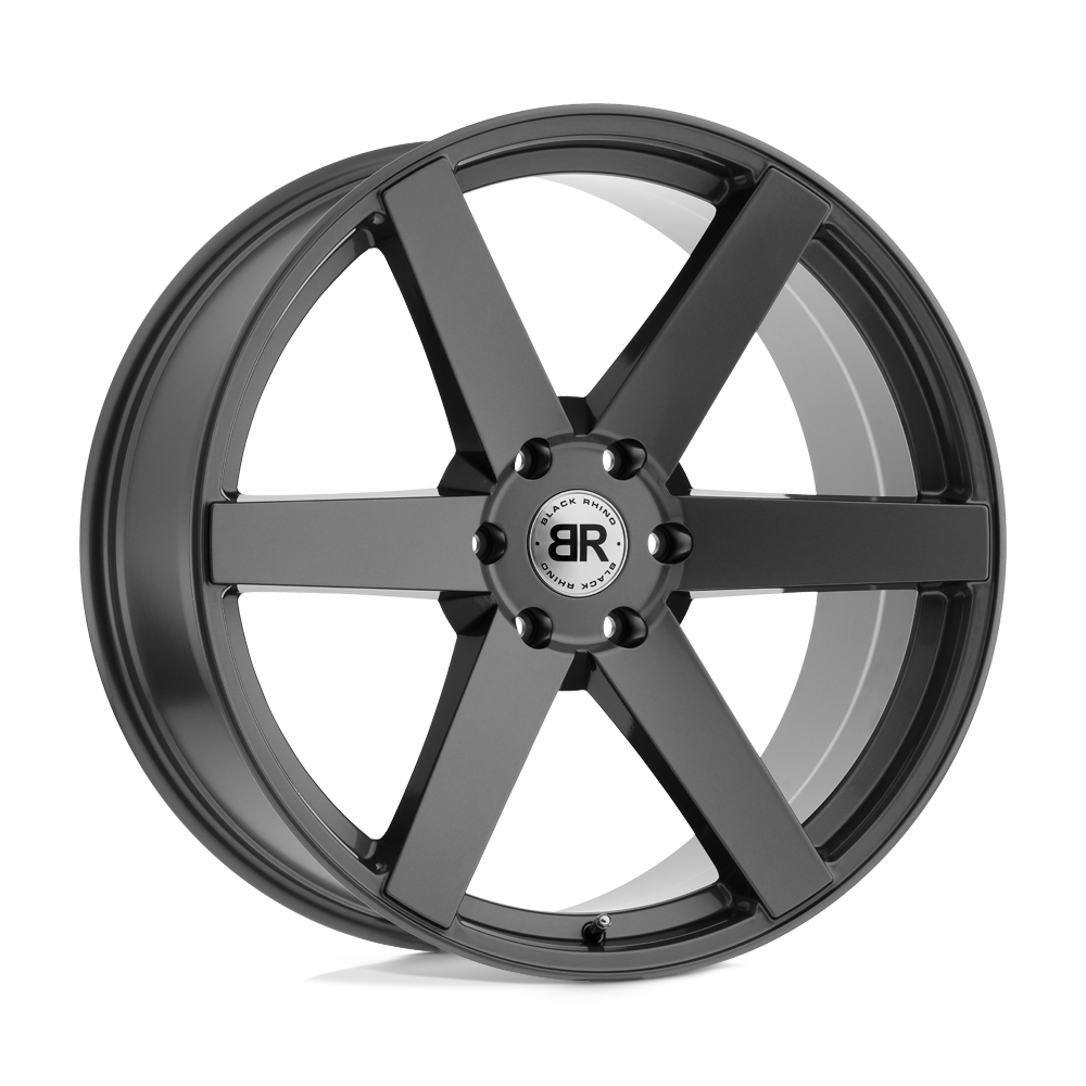 24x10 Black Rhino KAROO GLOSS GUNMETAL Wheel 6x135 (30mm)