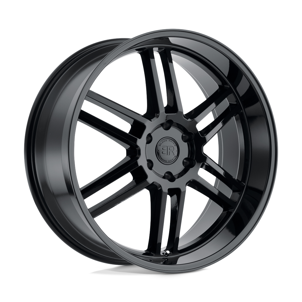 22x10 Black Rhino KATAVI GLOSS BLACK Wheel 5x4.5 (30mm)