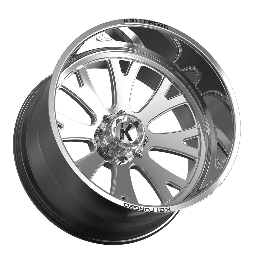 22x12 KG1 Forged KC011 Ace Polished FORGED Wheel 8x170 (-44mm)