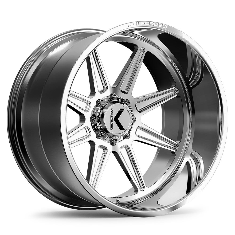 22x12 KG1 Forged KC018 Scuffle Polished Milled FORGED Wheel Blank (-44mm)