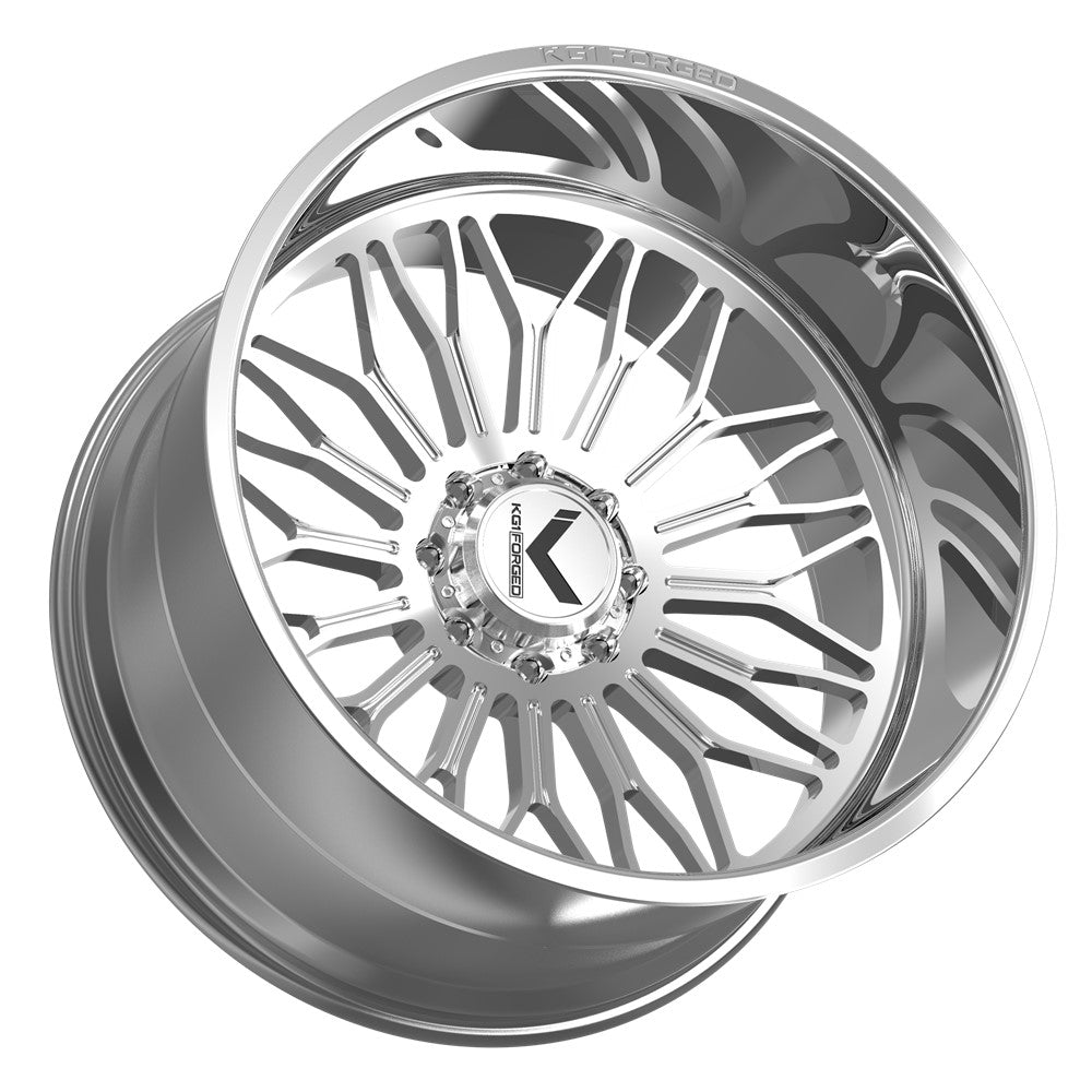 24x14 KG1 Forged KC023 Legion Polished Milled FORGED Wheel Blank (-76mm)