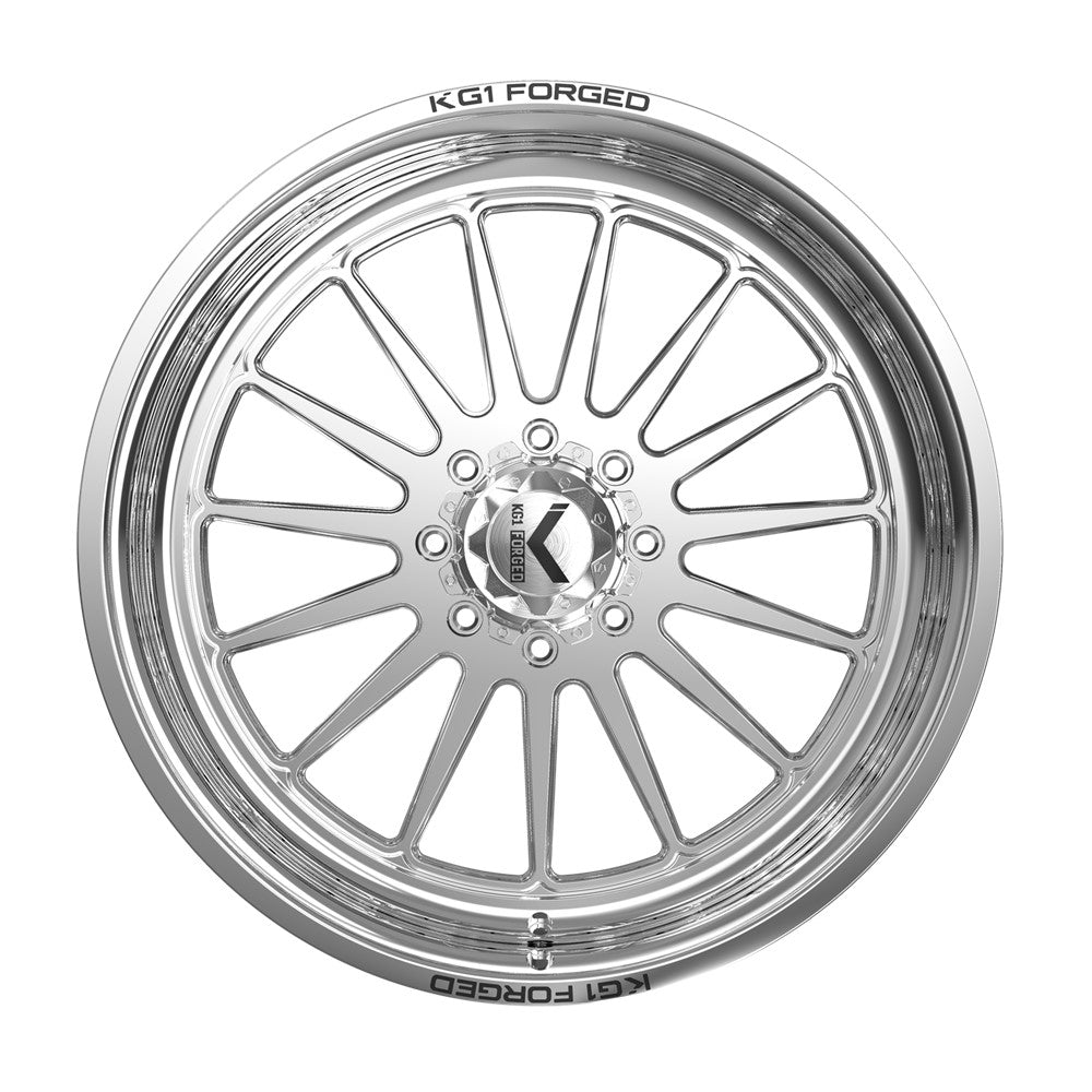22x12 KG1 Forged KF016 Rays Polished FORGED Wheel Blank (-44mm)