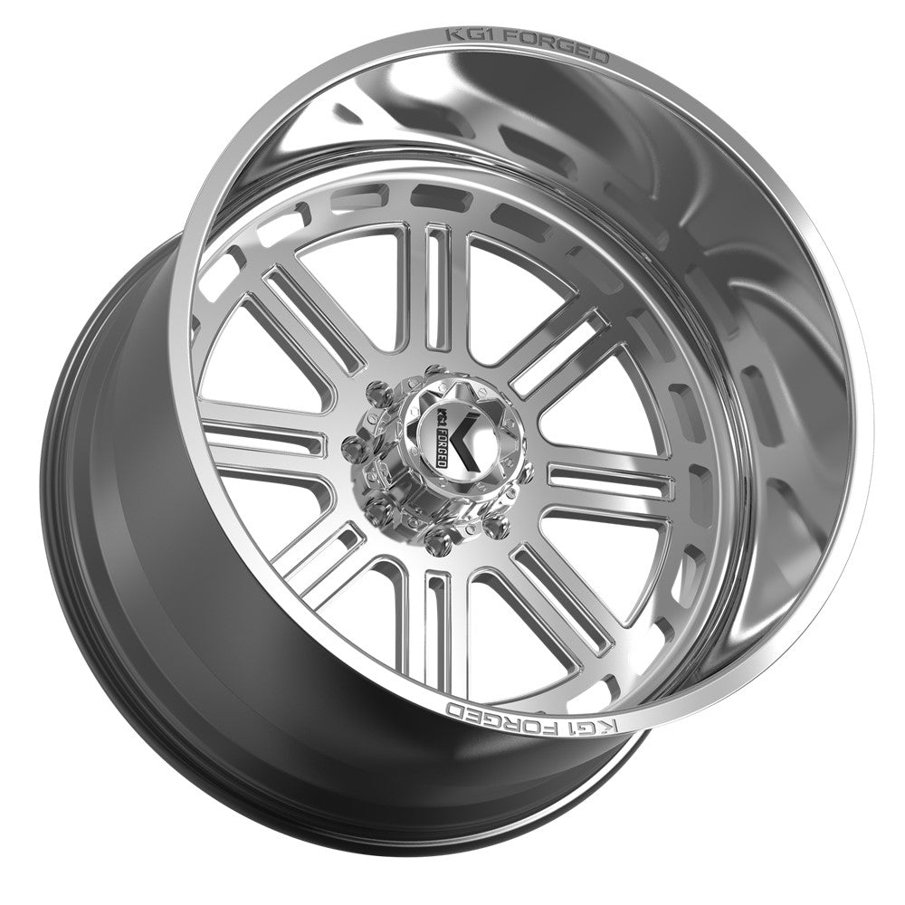26x14 KG1 Forged KF018 Agent Polished Milled FORGED Wheel 8x180 (-76mm)