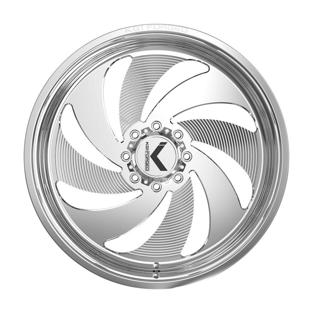 26x14 KG1 Forged KF030 Slap Polished Milled FORGED Wheel Blank (-76mm)