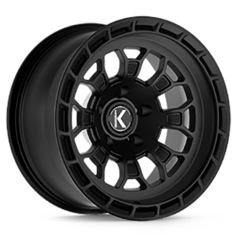 17x9 KG1 Forged KO220 Rush Textured Matte Black Wheel 5x5 (-12mm)
