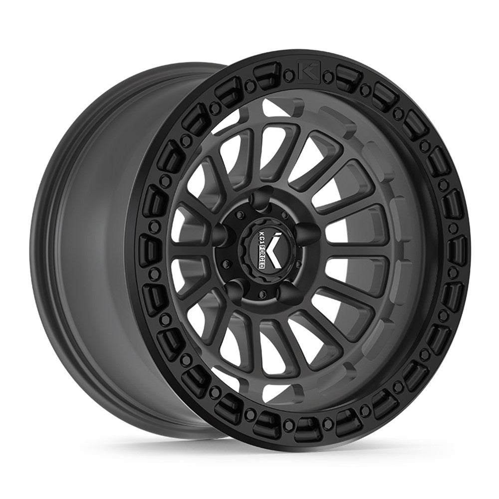 20x9.5 KG1 Forged KO620 Lifter Matte Anthracite Wheel 6x5.5 (-12mm)