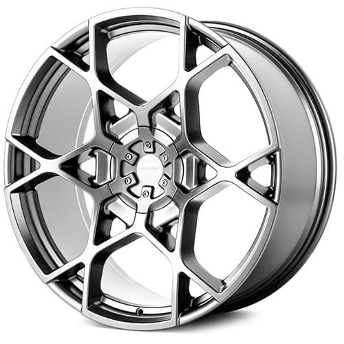 24x9.5 KMC KM695 Chrome Wheel Blank (15mm)