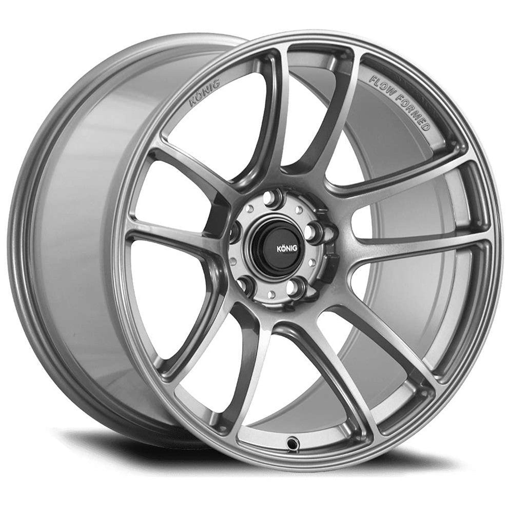 19x9.50 Konig 108TM Heliogram Titanium Metallic Wheel 5x4.5 (25mm)