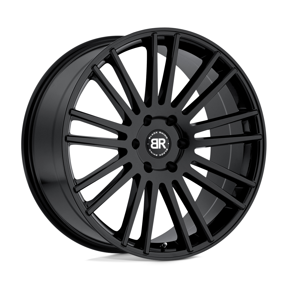 22x9.5 Black Rhino KRUGER GLOSS BLACK Wheel 5x5 (30mm)