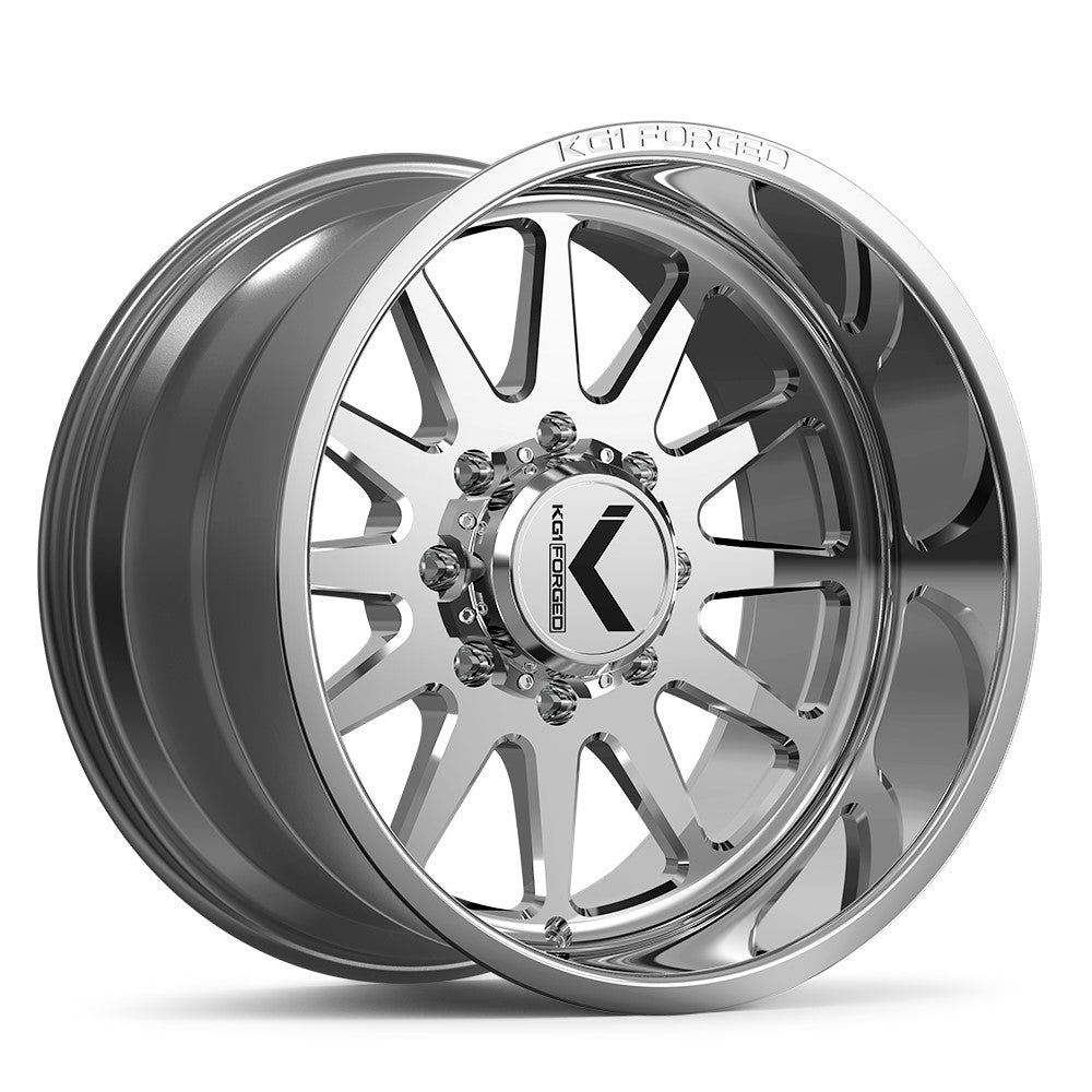 22x14 KG1 Forged KT005 Clockwork Polished Milled FORGED Wheel 8x6.5 (-76mm)