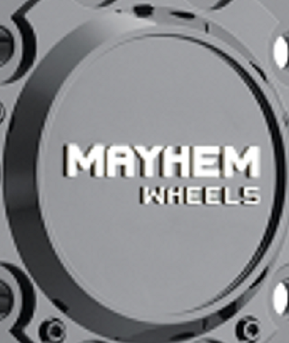 Mayhem 8181 Black DUALLY 10x225 Front Center Cap