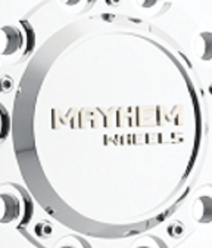 Mayhem 8181 Polished DUALLY 10x225 Front Center Cap