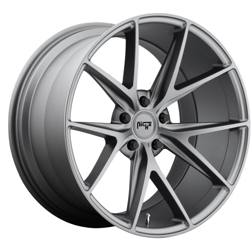 18x8 M116 Niche Misano Matte Gunmetal Wheel 5x115 (40mm)