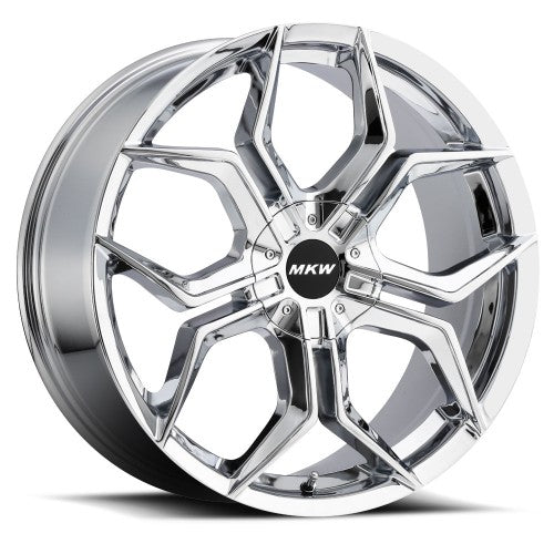 20x8.5 MKW M121 Chrome Wheel 5x110/5x115 (35mm)