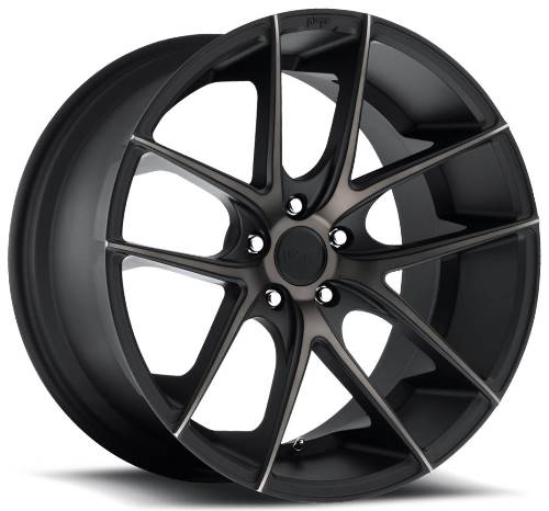 18x9.5 M130 Niche Targa Black Machined Wheel 5x100 (40mm)